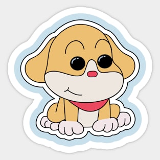 Cute Dog Harvest Moon Sticker